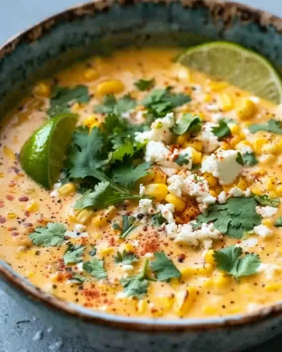 Mexican Street Corn Soup: Easy Comfort with Turkey Bacon Twist