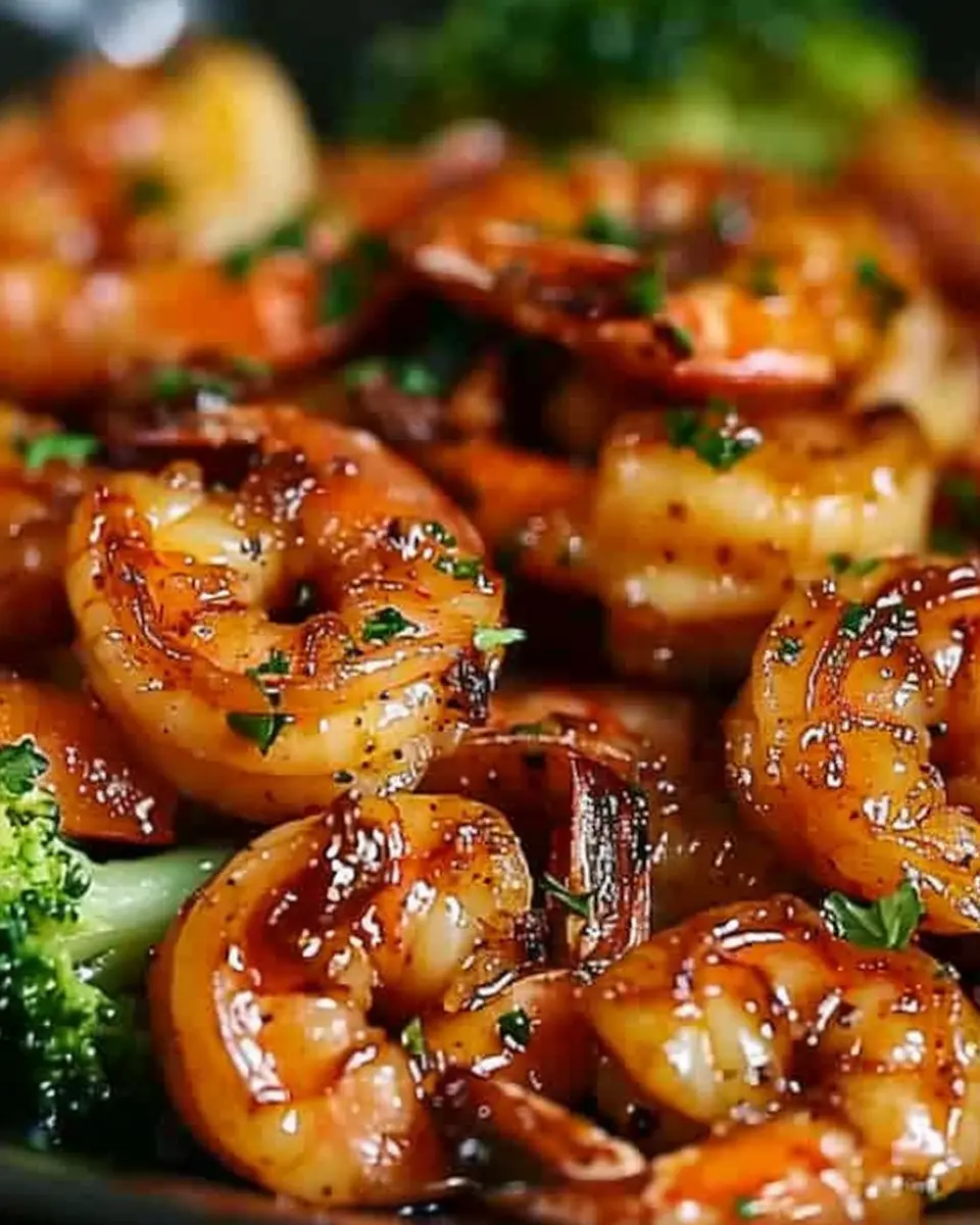 High-Protein Honey Garlic Shrimp with Turkey Bacon Delight