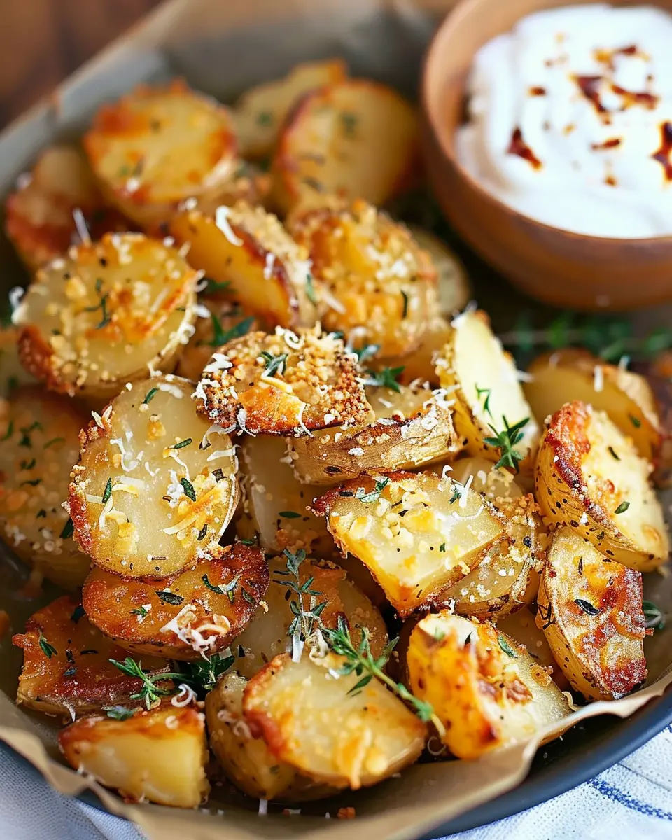 Parmesan Roasted Potatoes: Easy and Irresistibly Crispy Delight