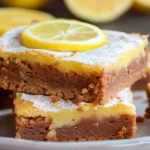 Easy Lemon Brownies Recipe