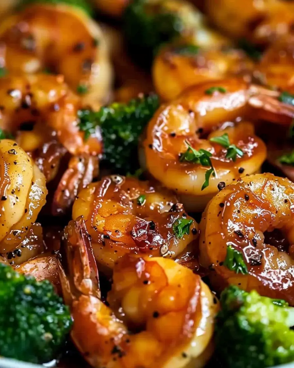 High-Protein Honey Garlic Shrimp with Turkey Bacon Delight