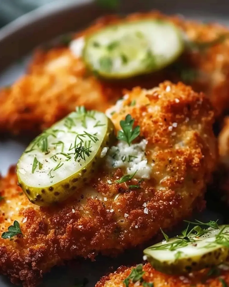 Crispy Dill Pickle Parmesan Chicken for a Deliciously Unique Meal