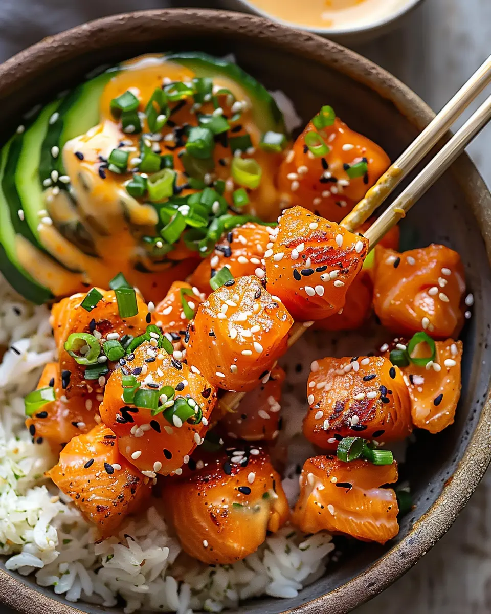 Bang Bang Salmon Bites: Easy &amp; Indulgent Homemade Delight