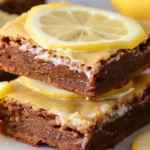 Easy Lemon Brownies Recipe