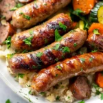 10 Minute Air Fryer Chicken Sausage