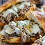 Crockpot French Dip Sandwiches