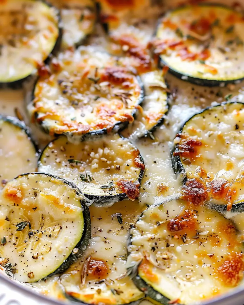 Creamy Parmesan Zucchini: Easy Comfort Food Delight at Home