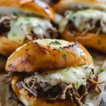 Crockpot French Dip Sandwiches