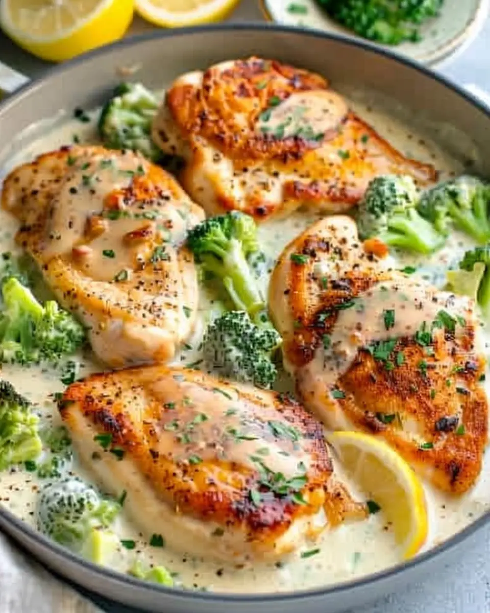 Creamy Chicken Delight with Turkey Bacon and Fresh Herbs