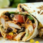 Chipotle Ranch Grilled Chicken Burrito