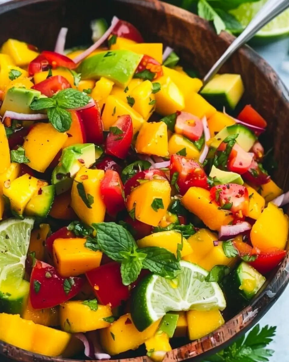 Healthy Mango Salad: A Fresh, Tangy Delight for Any Occasion